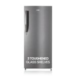 Haier 190 L 5 Star Direct Cool Single Door Refrigerator With 1 Hour Icing Technology (Hed-205Ds-P, Dazzle Steel)