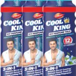 Dabur Cool King Icy Perfume Talc | Instant Sweat Control | Upto 12Hrs Of Icy Freshness(3 X 210 G)