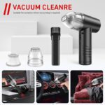 Jerito 3 In 1 Vacuum Cleaner Three-In-One Vacuum Cleaner Vehicle Interior Cleaner(300 G)