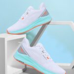 Asian Running Shoes For Men(White, Blue , 6)