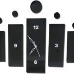 Dsc Enterprise Analog 30 Cm X 70 Cm Wall Clock(Black, Diy Clocks)
