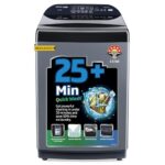 Voltas Beko, A Tata Product 11 Kg 5 Star Fully-Automatic Top Loading Washing Machine (Wtl1106Uea / Obs1060, Grey, Double Waterfall Technology)