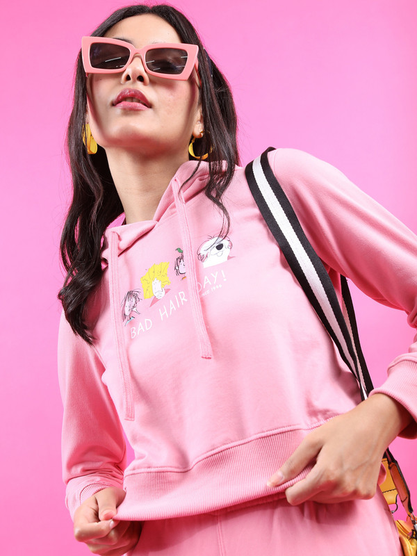 Tokyo Talkies Full Sleeve Printed Women Sweatshirt