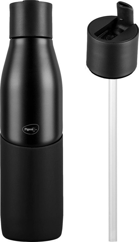 Pigeon 16255 500 Ml Flask(Pack Of 1, Black, Steel)