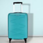 Kamiliant By American Tourister Kam Triprism Sp Aqua Cabin Suitcase 4 Wheels – 22 Inch