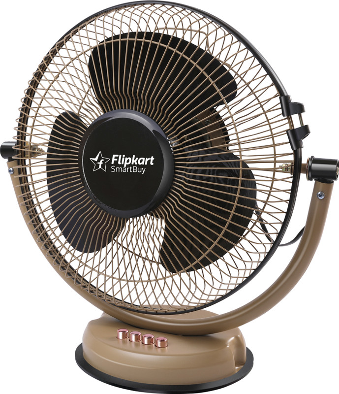 Flipkart Smartbuy Atomic 300 Mm 3 Blade Table Fan(Ultra High Speed | Beige | Pack Of 1)