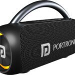 Portronics Radiant 30W Wireless Portable With In-Built Mic,6Hrs Playtime 30 W Bluetooth Party Speaker(Black, Stereo Channel)