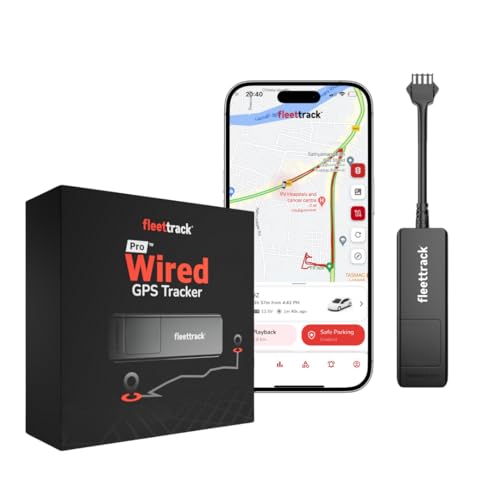 Fleettrack Pro (With 1 Month Sim Recharge) – Wired Gps Tracker For Car, Bike, Scooty, Ev, Trucks | Live Location, Instant Engine On/Off Alerts, Theft Alarms With Next-Gen Mobile App