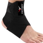 Victory Cotton Ankle Brace Support Compression Foot Pain Relief Ankle Support Adjustable Support Brace For Foot Care, Sprain, Injury, Swelling – Single, Free Size