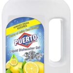 Puerto Dishwash Gel Refill Can, (Lemon) – 1 Ltr (Pack Of 1)| Leaves No Residue And Foul Smell| Grease Cleaner For All Utensils |Super Saver Pack