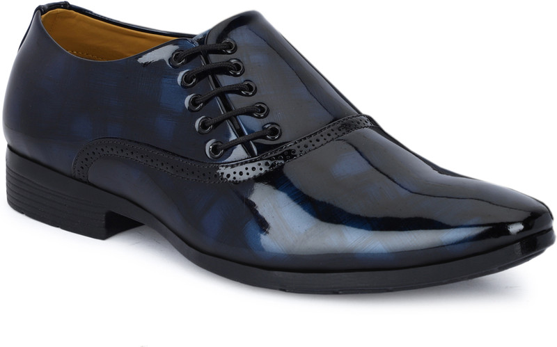 Wakins Stylish Premium Quality & Partywear Derby For Men(Blue , 9)