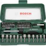Bosch 46 Piece Screwdriver Set (Black And Silver)(Pack Of 46)