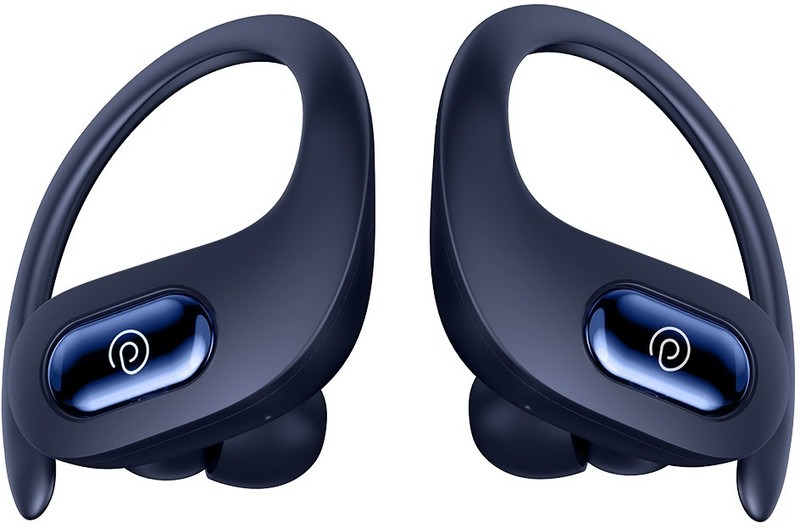 Ptron Bassbuds Glide With 45Hrs Playback, Deep Bass, Clear Calls, 45Ms Low Latency Bluetooth(Blue, True Wireless)