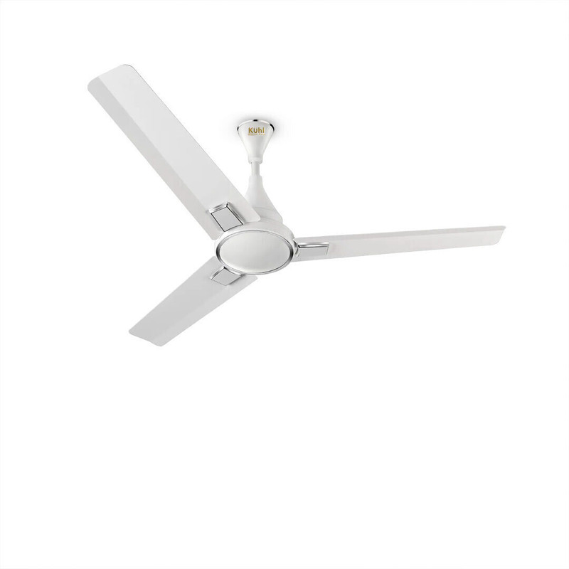 Kuhl Prima A2 Bldc Ceiling Fan|High Airflow|Regulator Operated|Bee|Free Installation 5 Star 1200 Mm 3 Blade Ceiling Fan(White | Pack Of 1)