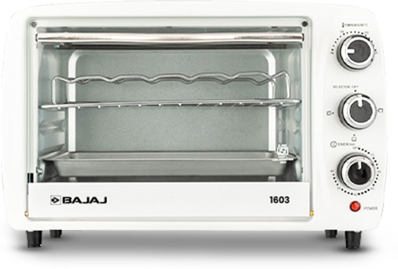 Bajaj 16-Litre Oven Toaster Grill (Otg)(1603 16L, White)