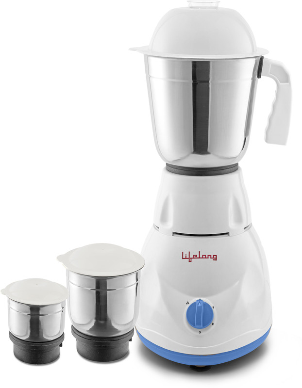 Lifelong Power Pro 500 W Mixer Grinder(Power Pro – Llmg20 | 3 Jars | White)
