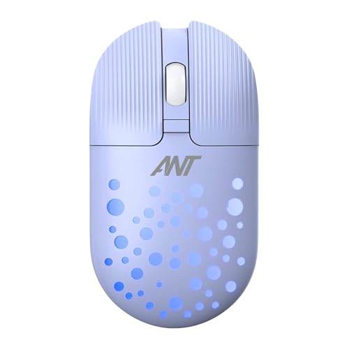 Ant Value Fkapu05 1600 Dpi Wireless Mouse – Light Purple