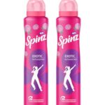 New Spinz Exotic Perfumed Deo For Women, Long Lasting Freshness,200Ml X 2 (Pack Of 2)