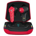Tagg Rogue 200Gt Gaming Bluetooth Truly Wireless In Ear Earbuds With Mic Dual 45Ms Low Latency For Gaming With Enc For Best Calling Made For Comfort Gaming, Red