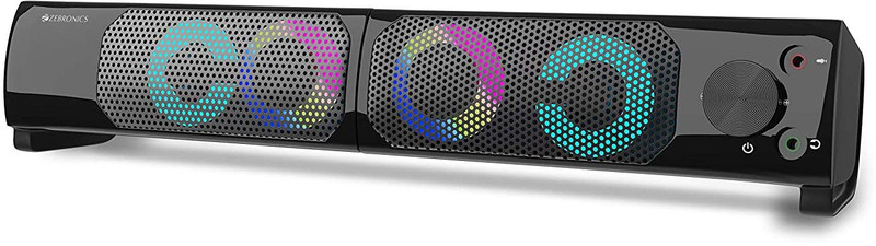 Zebronics Zeb – Wonderbar 10 10 W Laptop/Desktop Speaker(Black, 2.0 Channel)