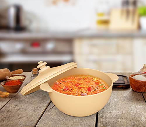 Milton Micro 1000 Plastic Casserole, 1000 Ml, Ivory