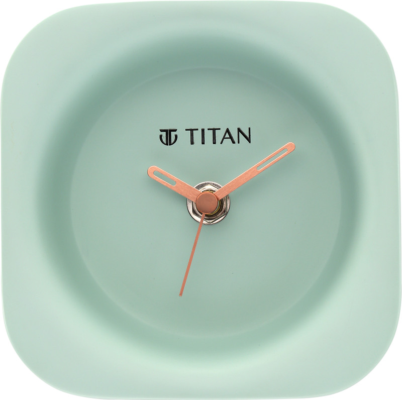 Titan Analog Sea Green Clock