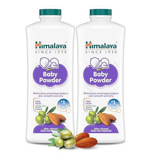 Himalaya Baby Powder 400G (Pack Of 2) | Refreshes And Keeps Baby’S Skin Smooth And Dry