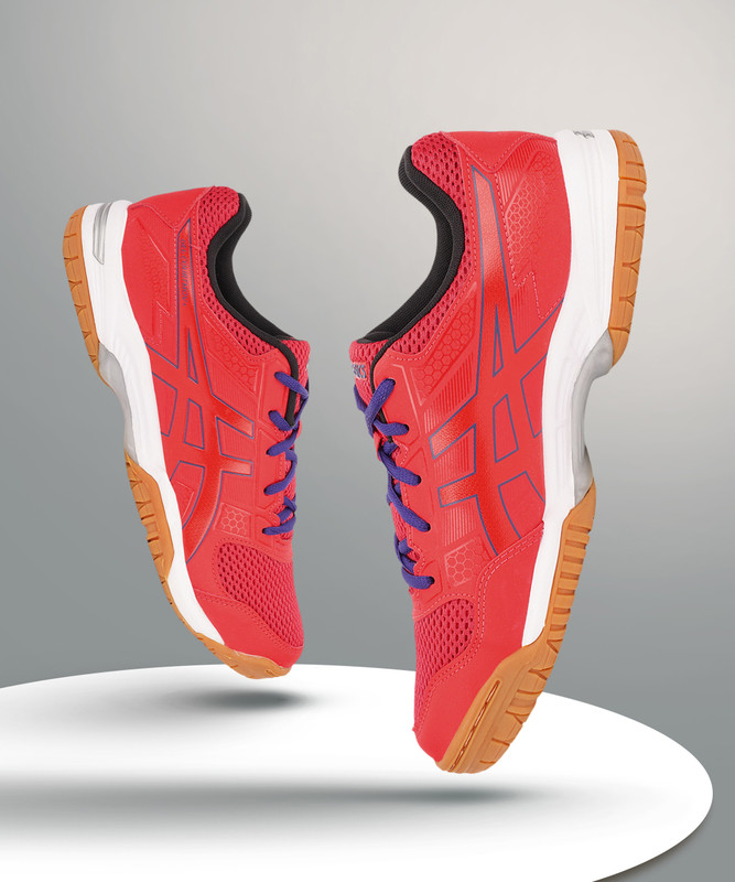 Asics Gel-Courtmov+ Walking Shoes For Women(Red , 12)