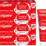 Colgate Visible White Tooth Paste Teeth Whitening Starts In 1 Week, Combo Pack Of 4X120G Toothpaste(480 G, Pack Of 4)