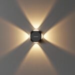 Murphy Led Outdoor Up/Down Wall Light – 6W, Warm White, (4 Multi-Directional Beams), Ip65 Waterproof Aluminum Body, Pack Of 1 (2-Year Warranty)