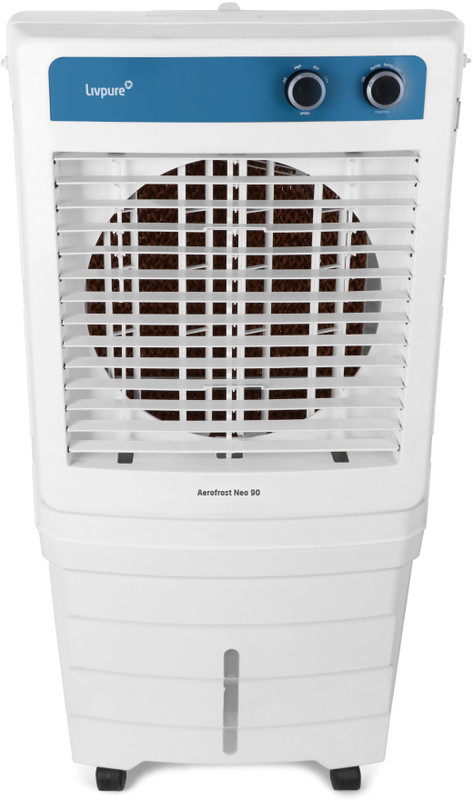 Livpure 90 L Desert Air Cooler(White & Blue, Aerofrost-Neo-90L)