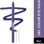 Maybelline New York Tattoo Gel Kajal Color Pencil, Metallic Finish, Waterproof, 36H Wear(Rich Amethyst, 1.2 G)