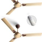 Longway Creta P2 1200 Mm 3 Blade Ceiling Fan(Ultra High Speed | Golden | Pack Of 2)