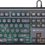 Zebronics Zeb-Kkb 3 Wired Usb Standard Desktop Keyboard Compatible With Desktop, Laptop, Mac Easy To Use,Plug And Play,Quick, Comfy Durable Body(Black)