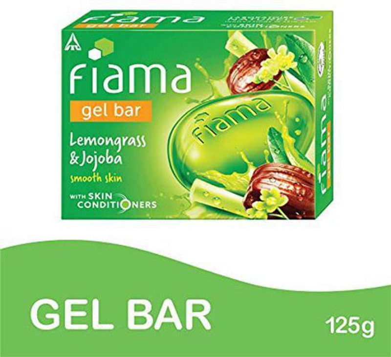 Fiama Gel Bar Lemongrass And Jojoba Smooth Skin 125G(125 G)
