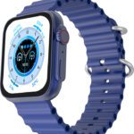 Fire-Boltt Suprnova 45.2Mm (1.78) Amoled 368*448Px Res,Bt Calling And 123 Sports Modes Smartwatch(Blue Strap, Free Size)