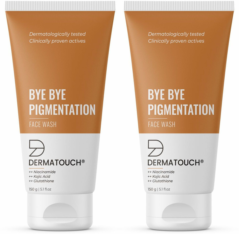 Dermatouch Bye Bye Pigmentation  || Anti Pigmentation For Women/Men With Niacinamide, Kojic Acid, & Glutathione Face Wash(300 G)