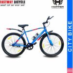 Fastway Bicycle Hopper Jetpro N/Ibc 24T Blue, With 90% Assembled 24 T (Inch) Road Cycle(Single Speed, Blue, Rigid)
