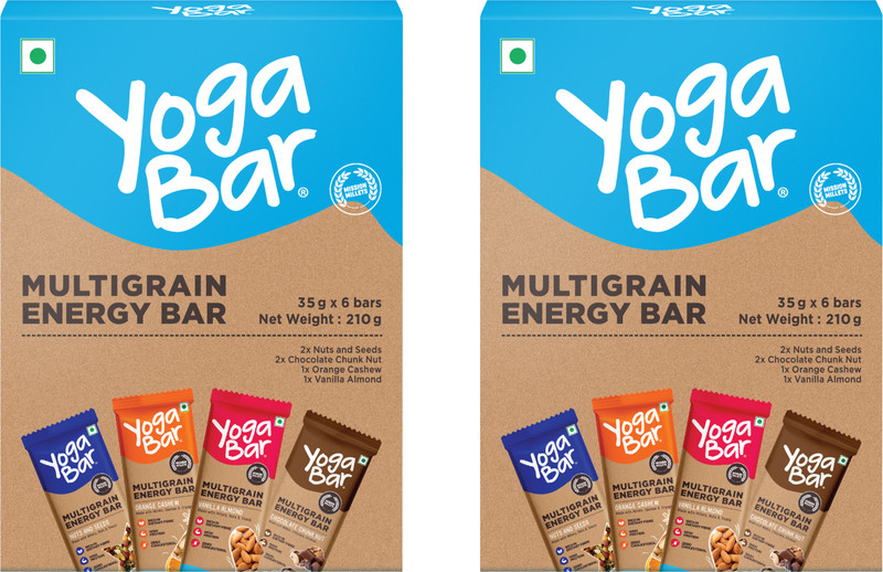 Yogabar By Yogabar Multigrain Energy Bar Variety Box(2 X 210 G)