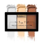 Insight Cosmetics 3 In1 Pressed Baking Powder|Lightweight Long Lasting Luminous Glow | Flawless Shimmer Finish | Silky Smooth Texture | Easy To Blend, Bp02