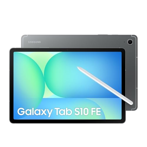 Samsung Galaxy Tab S10 Fe, S Pen In-Box, 27.7 Cm (10.9 Inch) Lcd Display, 8 Gb Ram, 128 Gb Storage, Wi-Fi Tablet, Gray