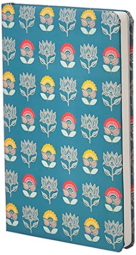 Amazon Brand – Solimo A5 Notebook (5.5 X 8.5 Inches), 80 Gsm, 192 Ruled Pages, Floral Motif