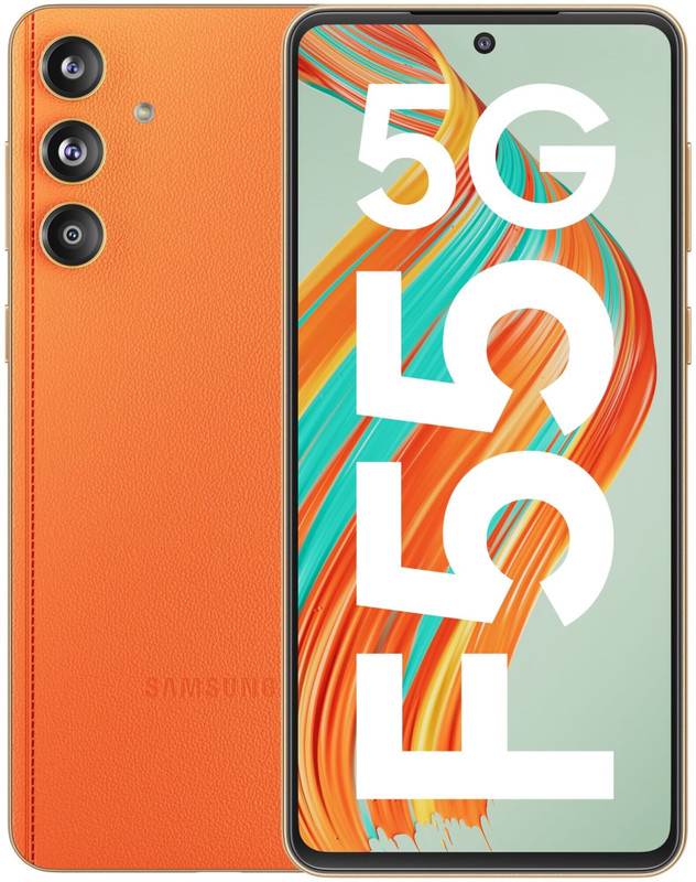 Samsung Galaxy F55 5G (Apricot Crush, 128 Gb)(8 Gb Ram)