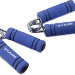 Nivia Foam Hand Grip/Fitness Grip(Blue, Silver)