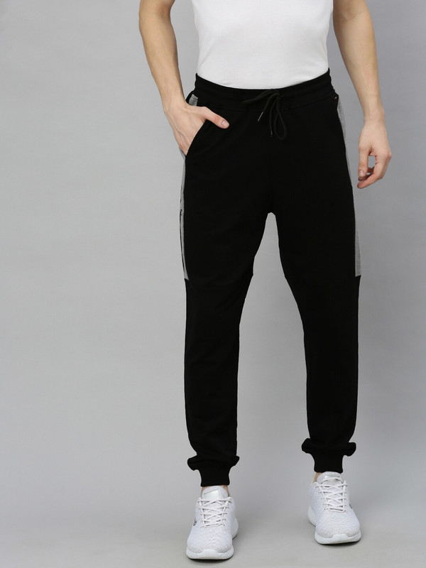 Harvard Solid Men Black Track Pants