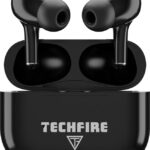 Techfire Boombuds Tws Earbuds With Bluetooth(Black, True Wireless)