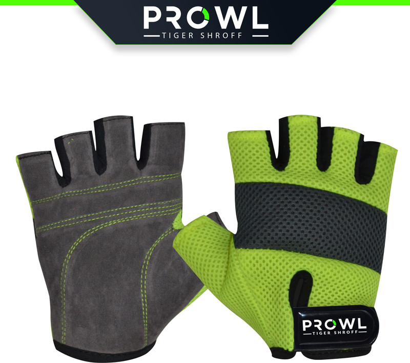Prowl Ace Gym & Fitness Gloves(Green/Grey)