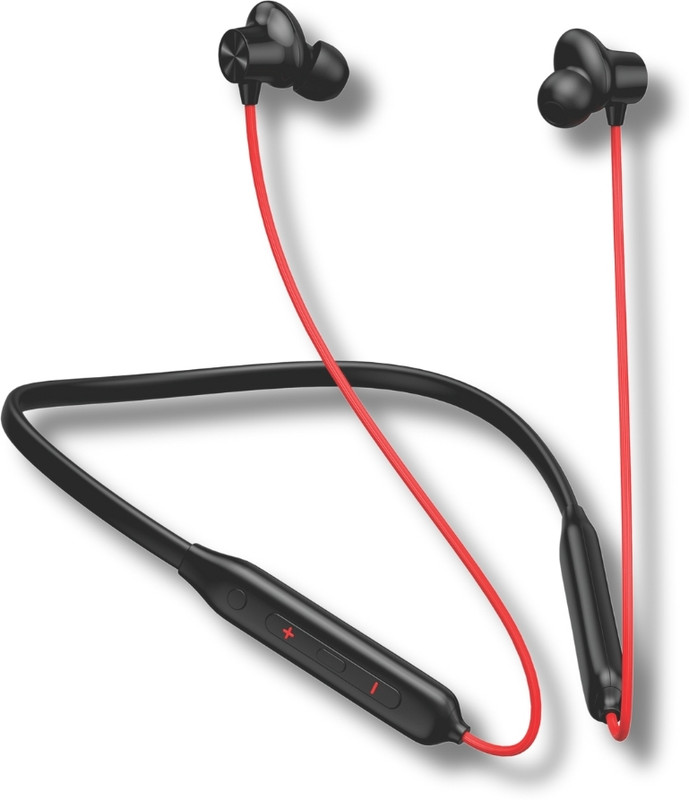 Tecsox Tecband Zap 200 Neckband Upto 40 Hr High Bass Sound Hd Mic [Black] Bluetooth(Red, True Wireless)