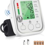 Dr Vaku® Bp Monitor Fully Automatic Blood Pressure Machine To Check Digital Glucose Level For Home Monitoring Device With Talking Function,Large Display + Cuff Kit Best Accurate Apparatus Measurement- White