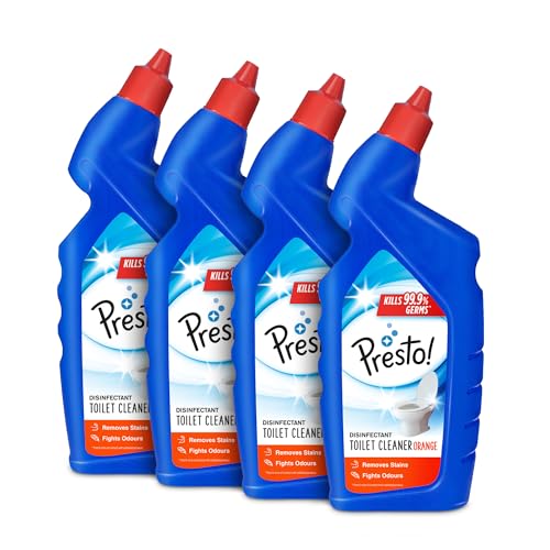 Presto! Toilet Cleaner Orange 1L X 4 (Poly Bag)